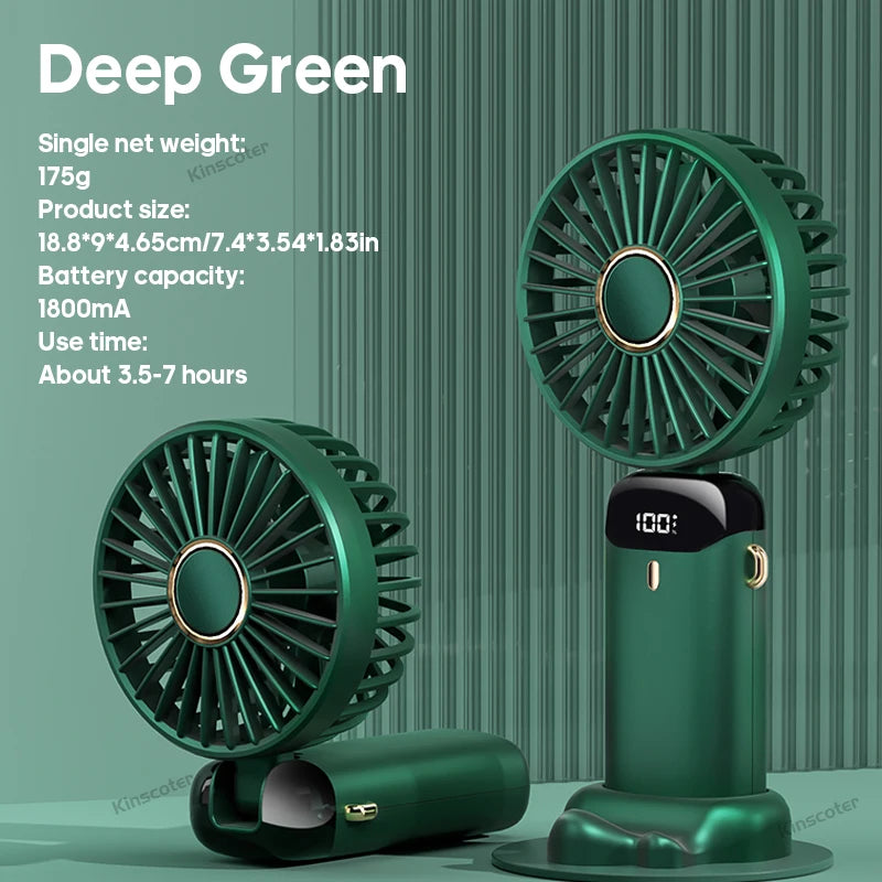 USB Handheld Mini Fan Foldable Portable Neck Handheld fan