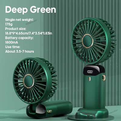 USB Handheld Mini Fan Foldable Portable Neck Handheld fan