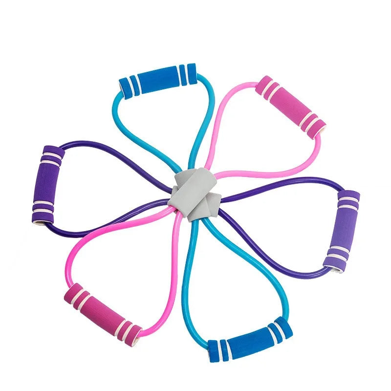 Resistance Bands with Foam Sport At Home Yoga Accessories