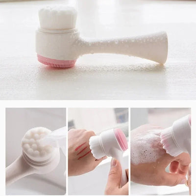 Silicone Facial Cleansing Brush Manual Massage