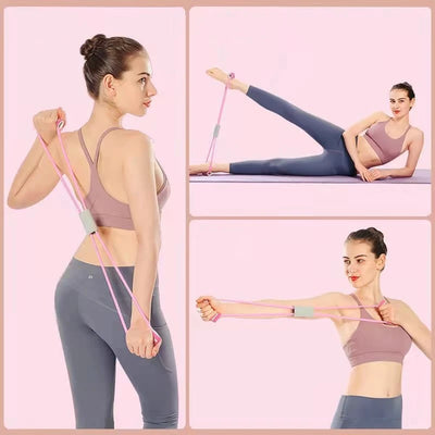 Resistance Bands with Foam Sport At Home Yoga Accessories