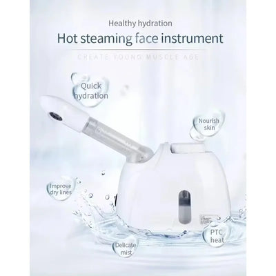 Ozone Facial Steamer Warm Mist Humidifier for Face