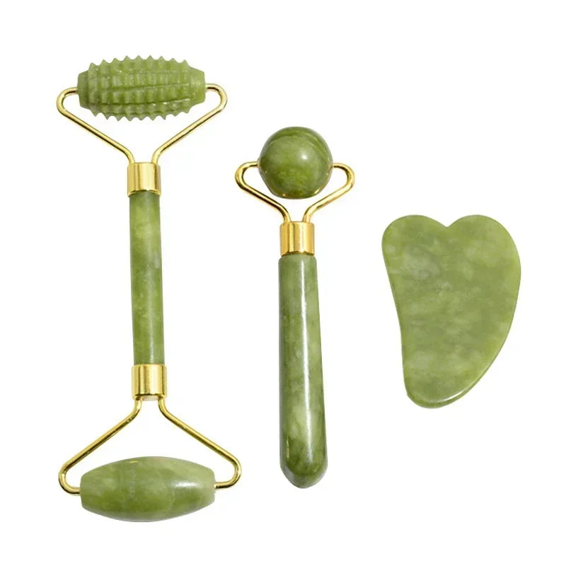 Face Gua Sha Natural Stone Body Neck Massager