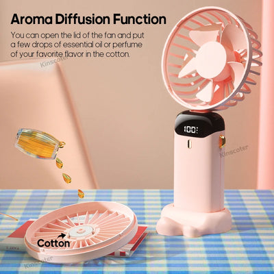 USB Handheld Mini Fan Foldable Portable Neck Handheld fan