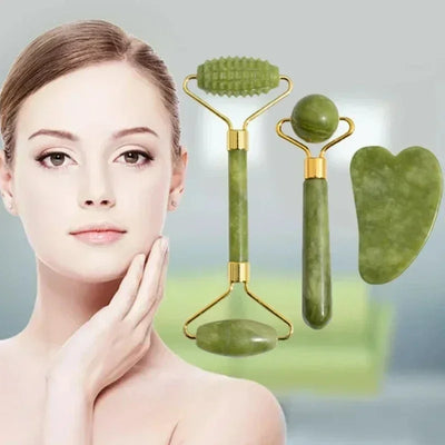 Face Gua Sha Natural Stone Body Neck Massager