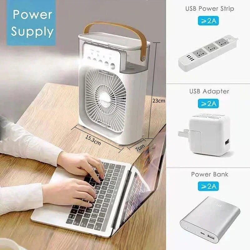3 In 1 Fan AIr Conditioner Household Small Air Cooler