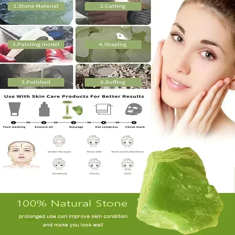 Face Gua Sha Natural Stone Body Neck Massager