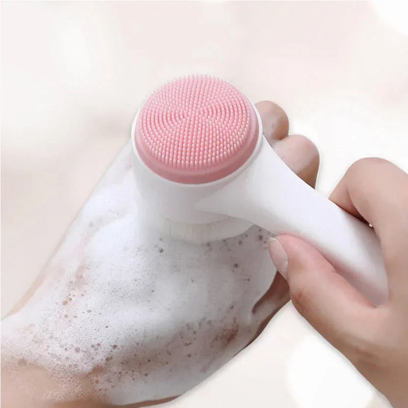 Silicone Facial Cleansing Brush Manual Massage