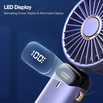 USB Handheld Mini Fan Foldable Portable Neck Handheld fan